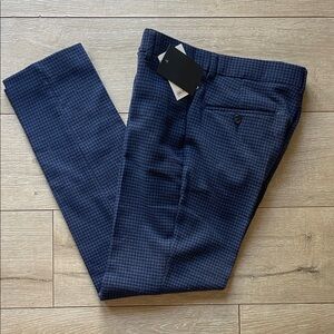 NWT ASOS Men's Blue Checkered Pants